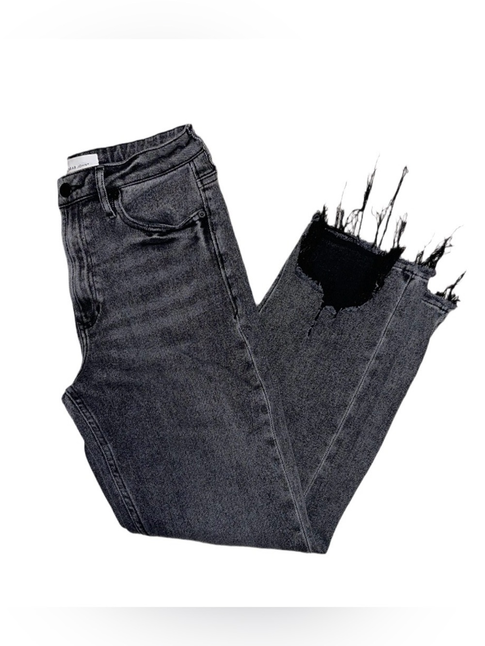 Dear John Black Wash Distressed Jeans